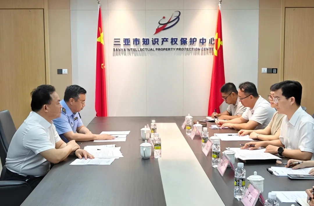 海南省政府副省长李锋一行调研三亚市知识产权保护中心