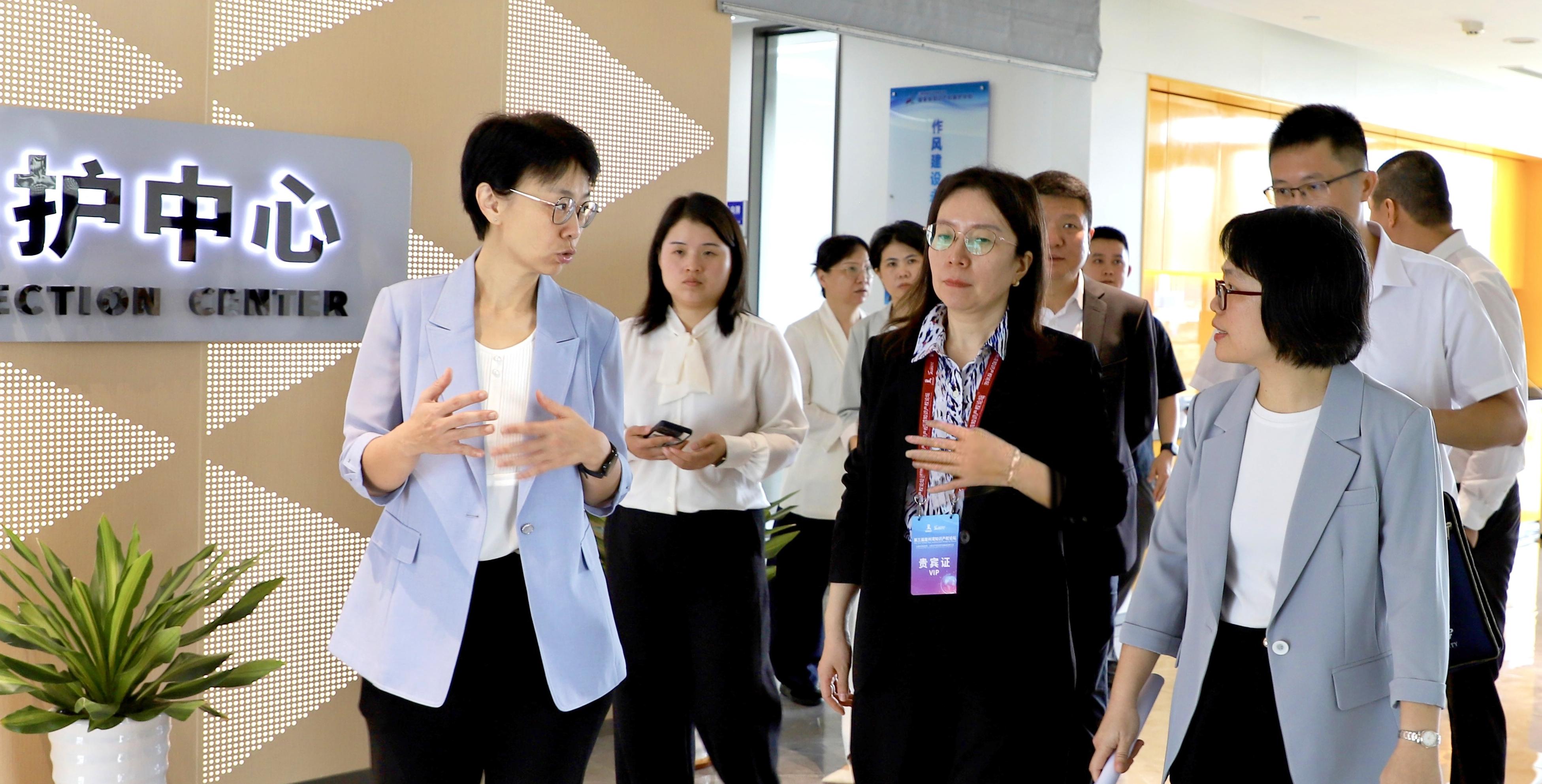国家知识产权局保护司宋蓓蓓一行调研三亚市知识产权保护中心