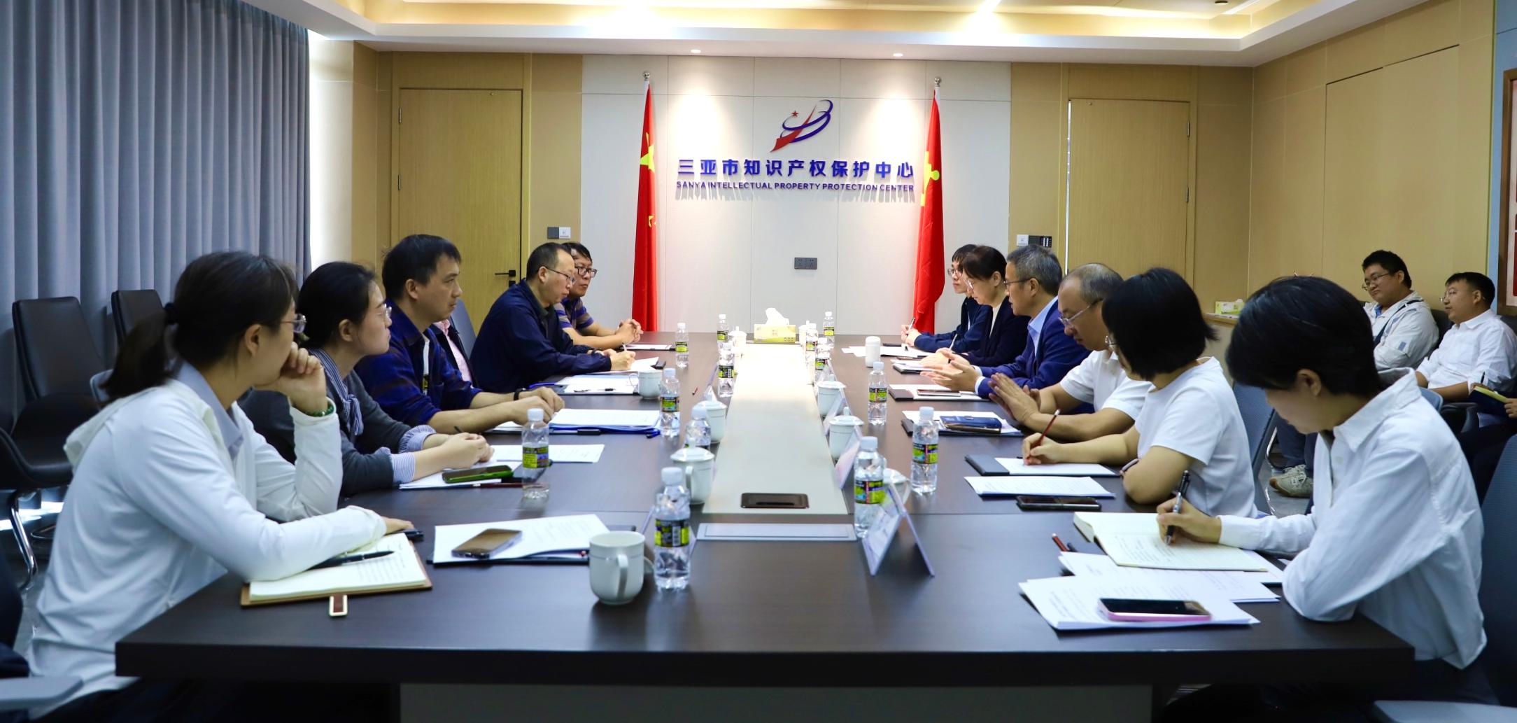 国家知识产权局专利局实用新型审查部朱宝华一行赴三亚市知识产权保护中心开展调研